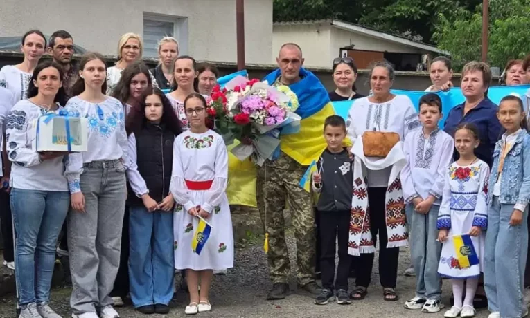 З російського полону додому повернувся військовий з Буковини Михайло Турецький