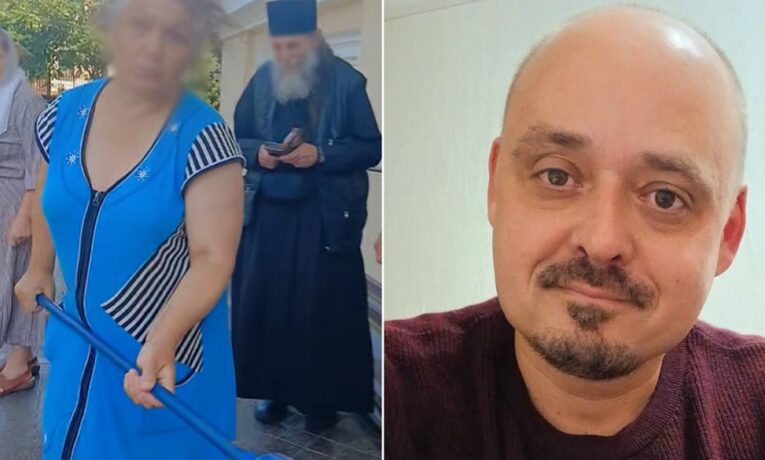 На території Кафедрального собору Чернівців парафіяни УПЦ МП вдарили мітлою релігієзнавця
