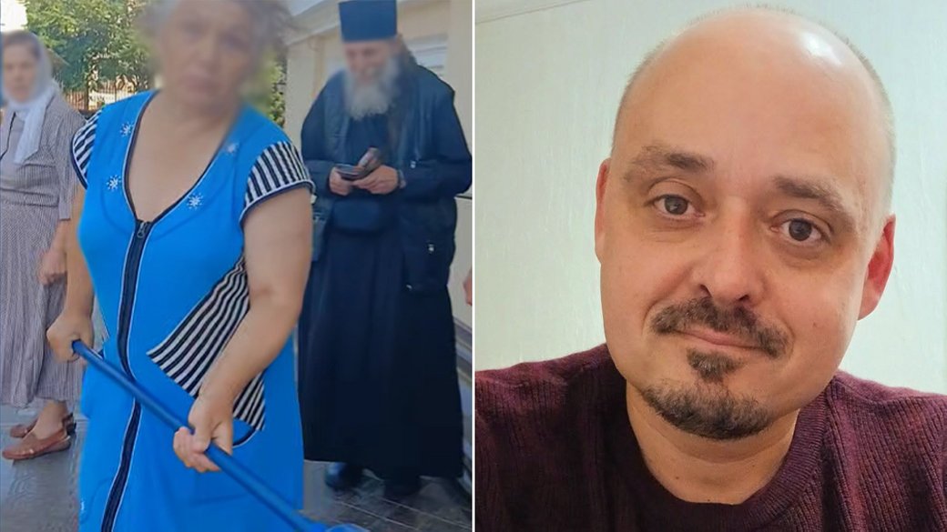 На території Кафедрального собору Чернівців парафіяни УПЦ МП вдарили мітлою релігієзнавця