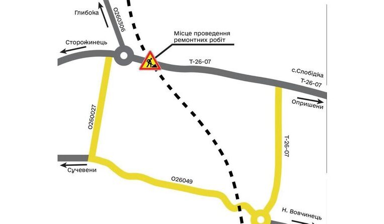 На Буковині через ремонт залізничного переїзду обмежать рух однією з доріг: схема об’їзду