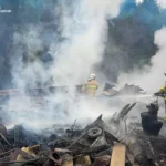 На Буковині сталася масштабна пожежа у господарській будівлі