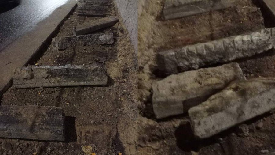 У Чернівцях на вулиці Руській демонтують історичні бордюри