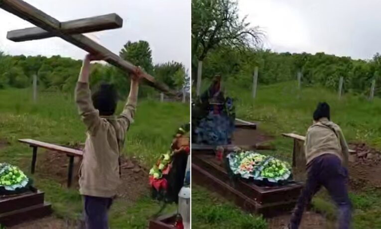 Діти, які пошкодили хрести та могили у селі на Буковині, були нетверезими – міськрада