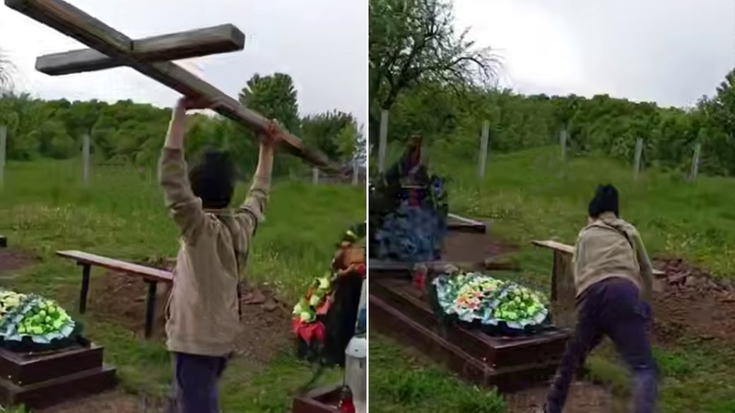 Діти, які пошкодили хрести та могили у селі на Буковині, були нетверезими – міськрада