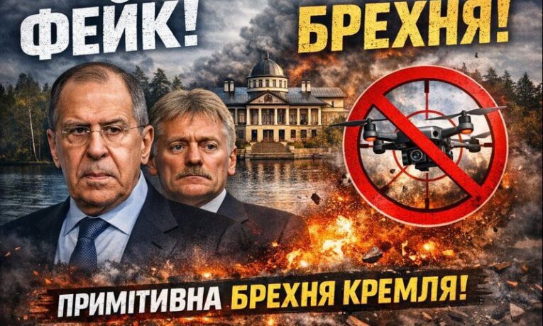 «Спроба України вбити путіна» дроновою атакою – це груба й примітивна брехня, зшита білими нитками