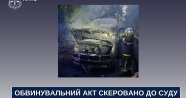 У Чернівцях двоє молодиків підпалили Mercedes-Benz, їх судитимуть