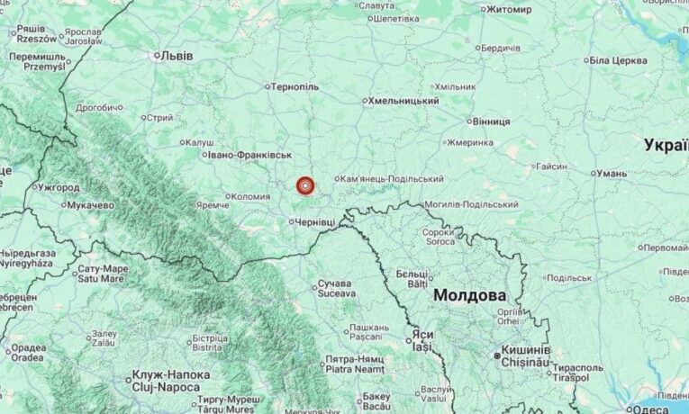 Неподалік Чернівців стався відчутний землетрус магнітудою 2,9 бали