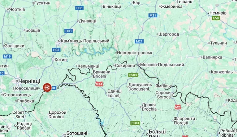 На Буковині зафіксували землетрус магнітудою 2,3: це вже шостий випадок за рік