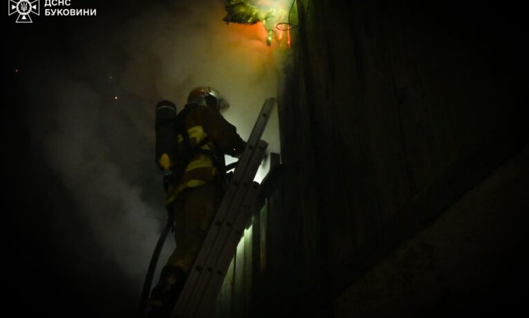 На Буковині за добу сталося дев’ять пожеж: одна людина загинула, двох врятували