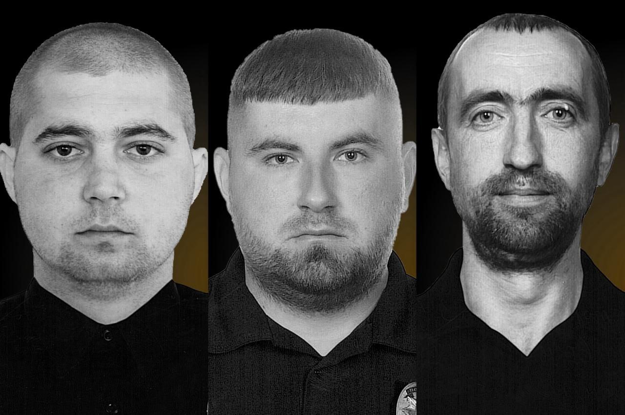 У боях за Україну загинули троє буковинських поліцейських: Володимир Войцеховський, Михайло Гешко, Анатолій Юрчак