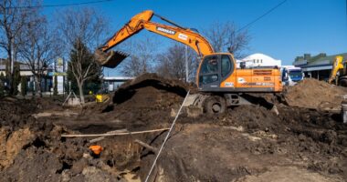 На пункті пропуску Порубне завершують будівництво системи водовідведення