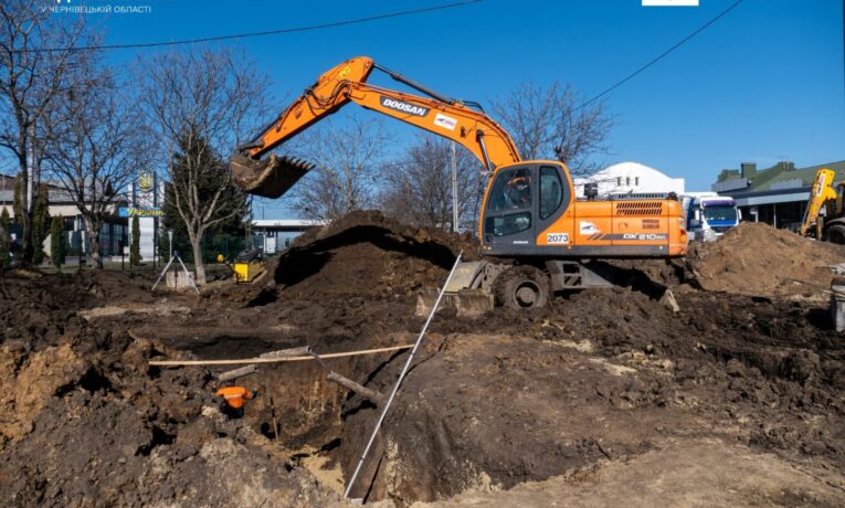 На пункті пропуску Порубне завершують будівництво системи водовідведення
