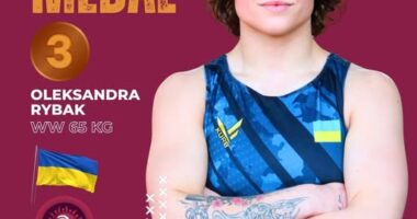 Чернівчанка Олександра Рибак виборола «бронзу» на чемпіонаті Європи з вільної боротьби