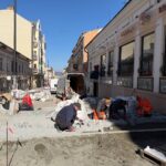 На вулиці Марії Заньковецької відновили ремонт та облаштування громадського простору