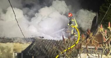 У Хотині горів житловий будинок