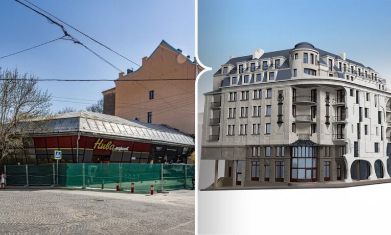 На місці “Берізки” — багатоповерхівка з паркінгом: в історичному центрі Чернівців розпочнуть будівництво