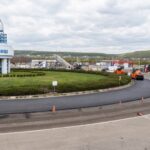 На кільці біля в’їзду у Чернівці ускладнений рух транспорту через ремонт дороги