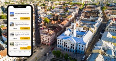 У застосунку «Місто на долоні» з’явився новий туристичний маршрут Чернівцями