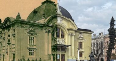 Від вовчого лісу до театру: як змінювалася Театральна площа у Чернівцях за понад двісті років