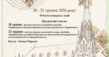 У Чернівцях відроджують фестиваль класичної музики «VOROBKEVYCH FEST»