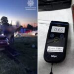 У Мамаївцях нетвереза водійка врізалася в електроопору