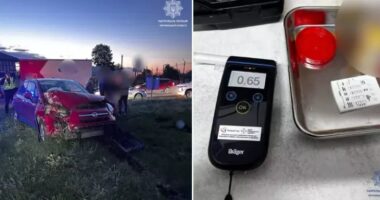 У Мамаївцях нетвереза водійка врізалася в електроопору