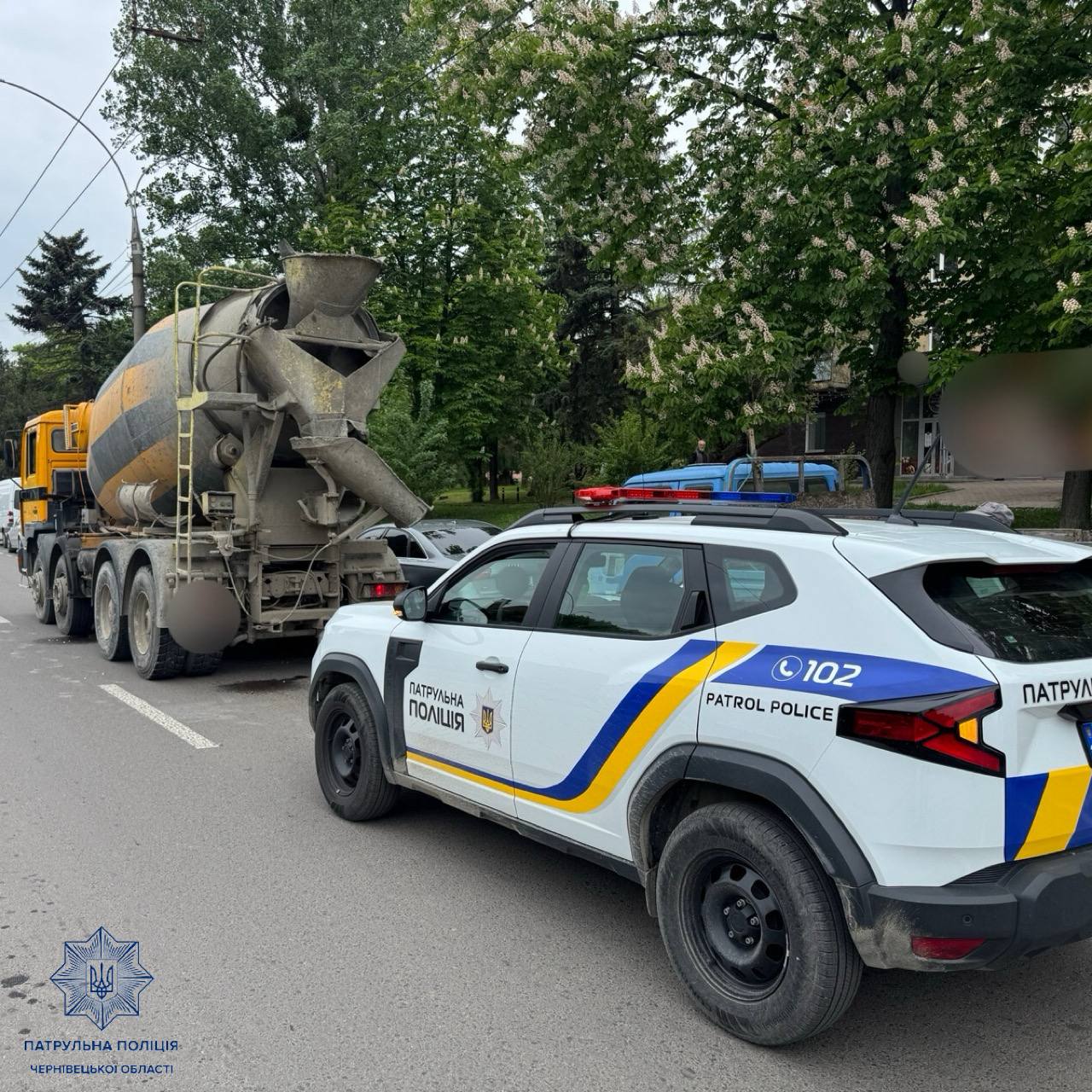 У Чернівцях водія вантажівки MAN спіймали п’яним за кермом