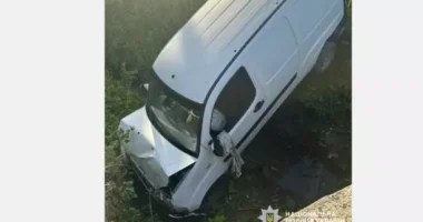На Буковині водій Fiat Doblo з’їхав у кювет та потрапив до лікарні