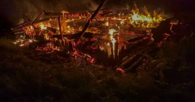 За добу на Буковині сталося п’ять пожеж: горіли будівлі, суха трава та сміттєві контейнери