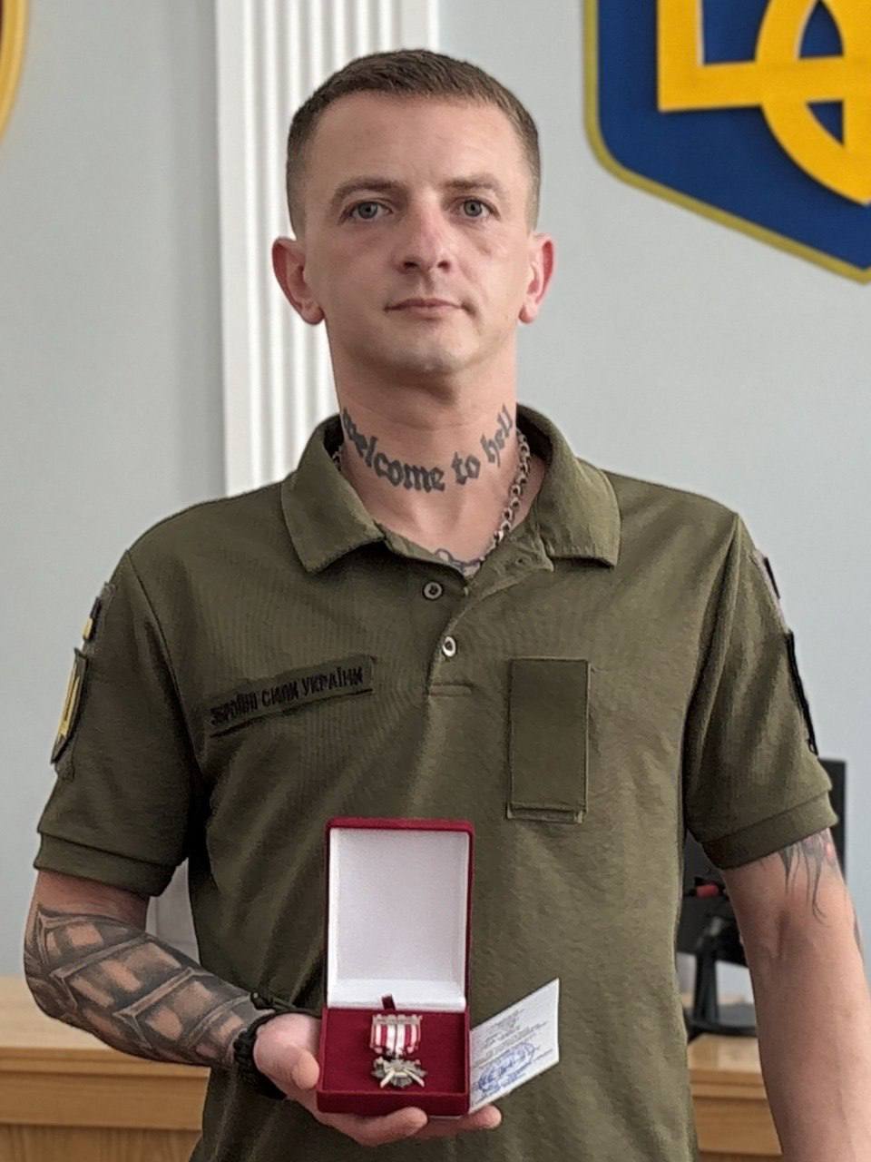 Військовослужбовця з Чернівців нагородили «Срібним хрестом» командування «Захід»