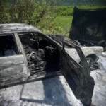 На Буковині в селі Дорошівці згорів автомобіль BMW через ймовірне коротке замикання