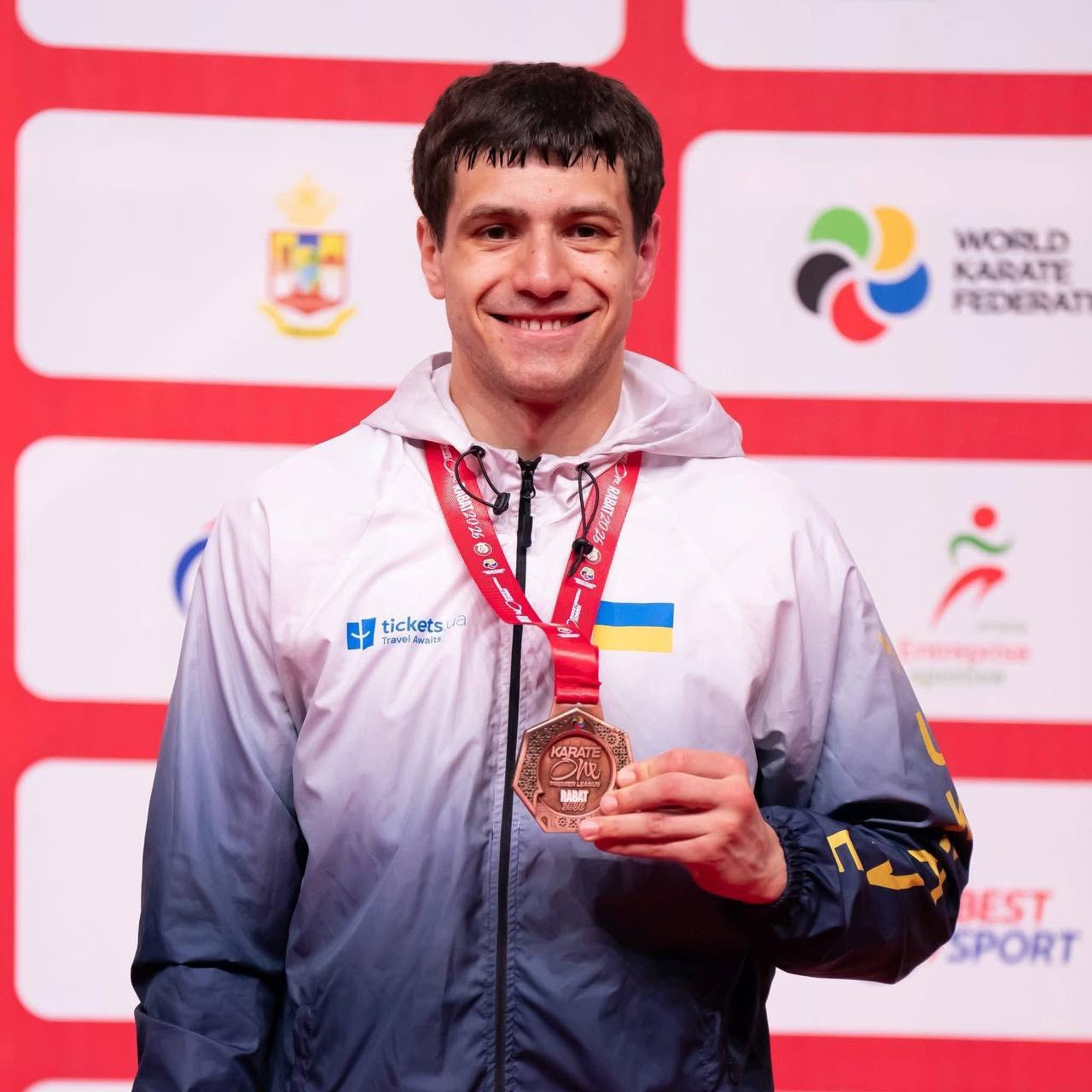 Буковинець Андрій Заплітний виборов «бронзу» на етапі Karate-1 Premier League в Марокко