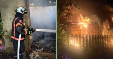 У Хотині через залишену без нагляду плиту сталася масштабна пожежа в будинку