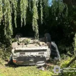 На Буковині легковик злетів у кювет: травмувалися троє молодих людей