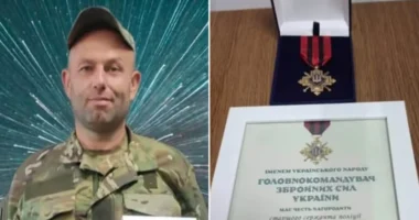 Військовий із Рукшинської громади отримав «Золотий хрест» від Головнокомандувача ЗСУ
