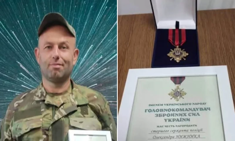 Військовий із Рукшинської громади отримав «Золотий хрест» від Головнокомандувача ЗСУ