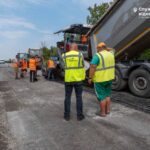 На Буковині оновлюють кільцеву розв’язку на дорозі Н-03 поблизу Хотина