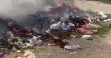 На Буковині сільраду оштрафували через сміття, яке горіло біля кордону з Румунією