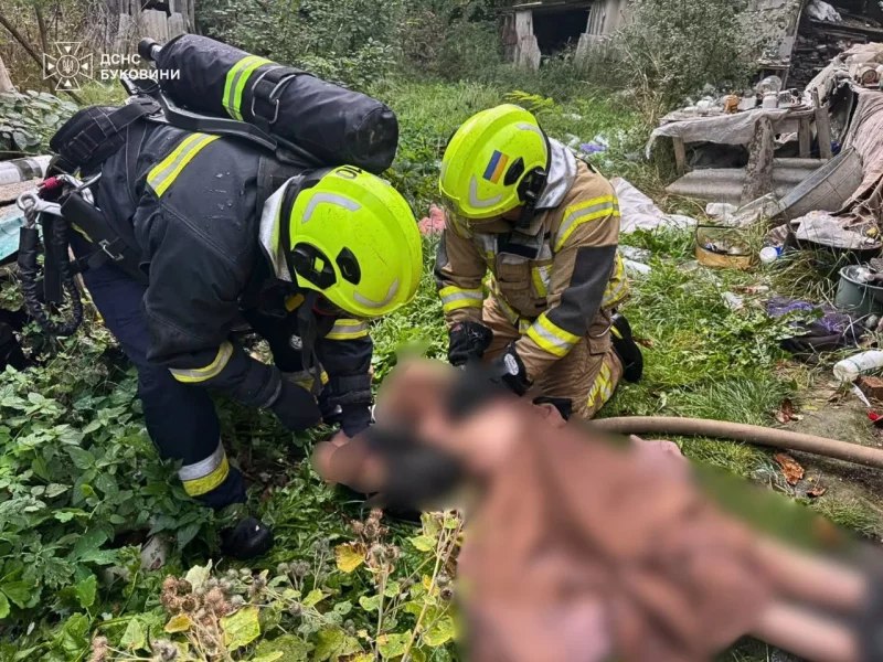 На Буковині під час пожежі в будинку загинув чоловік