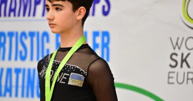 Чернівчанин Матвій Чорней здобув бронзу на чемпіонаті Європи з фігурного катання на роликах