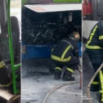 У Чернівцях під час руху загорівся маршрутний автобус
