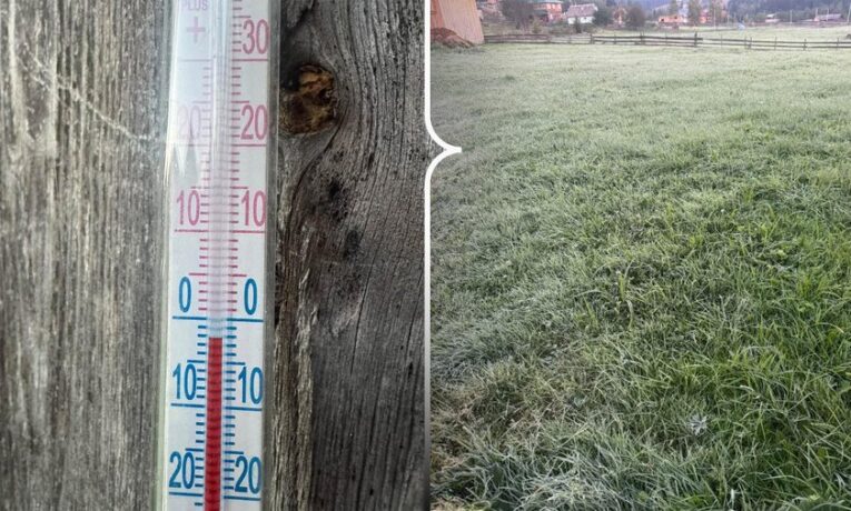 На Буковині зафіксували перші заморозки: у Верхньому Яловці було до -3 °C