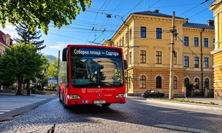 До 255-річчя Садгори у Чернівцях запустять святковий автобус: коли та звідки вирушатиме