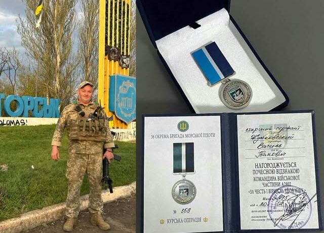 Захисника із Сокирянської громади відзначили військовою нагородою