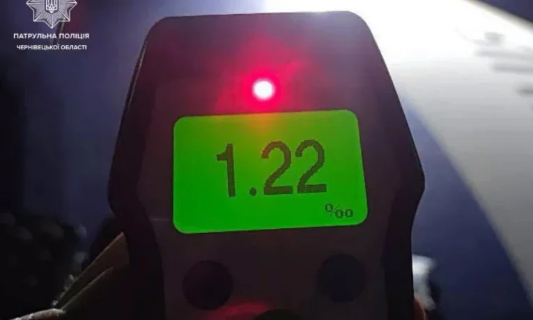 У Чернівцях 21-річний водій сів за кермо напідпитку